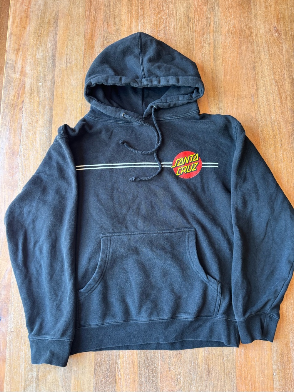 Mens small black Santa Cruz hoodie